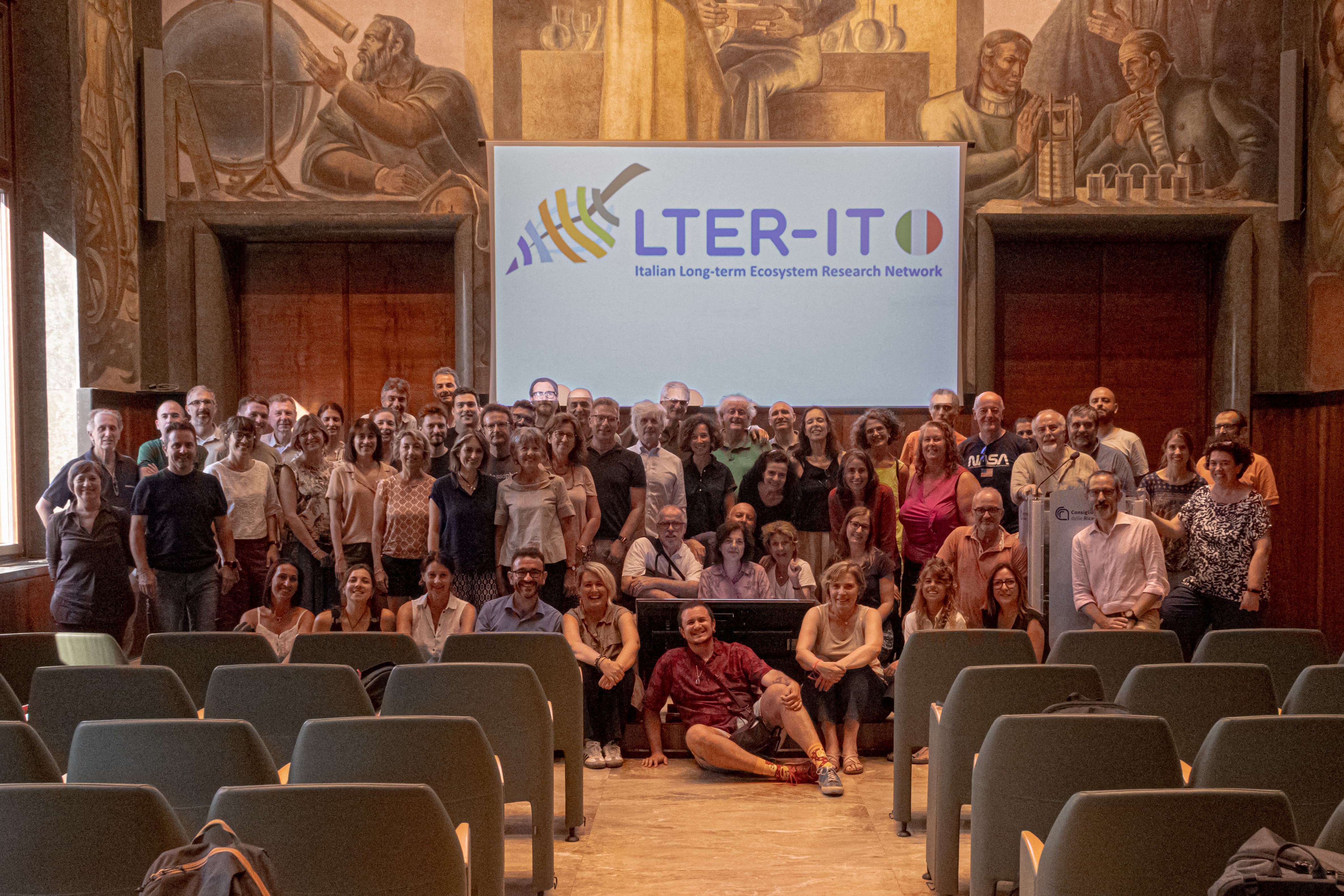Il gruppo della JRU LTER Italia durante la prima assemblea nazionale del 3-4 luglio 2025