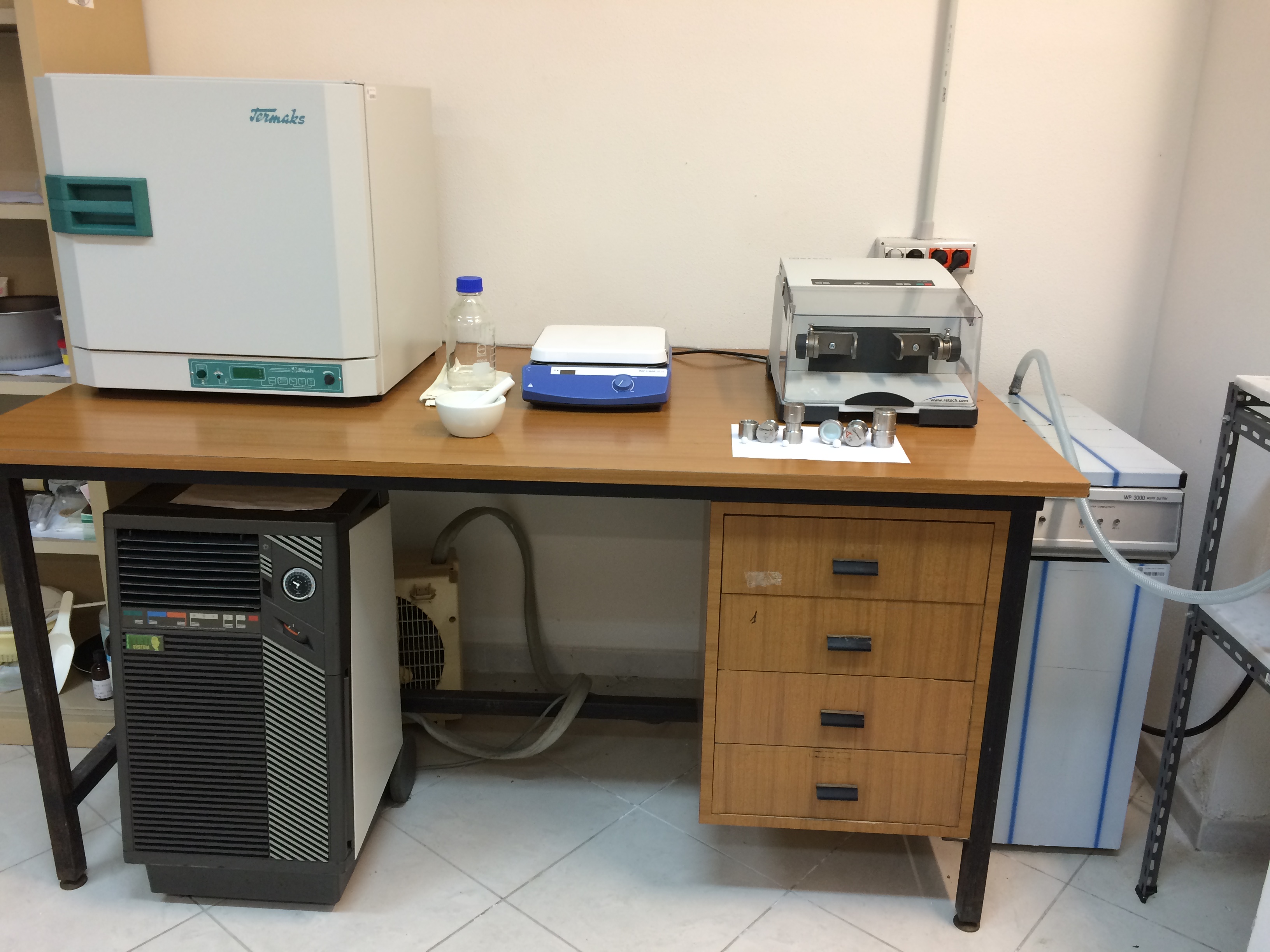 La strumentazione del Laboratorio di GeoMateriali