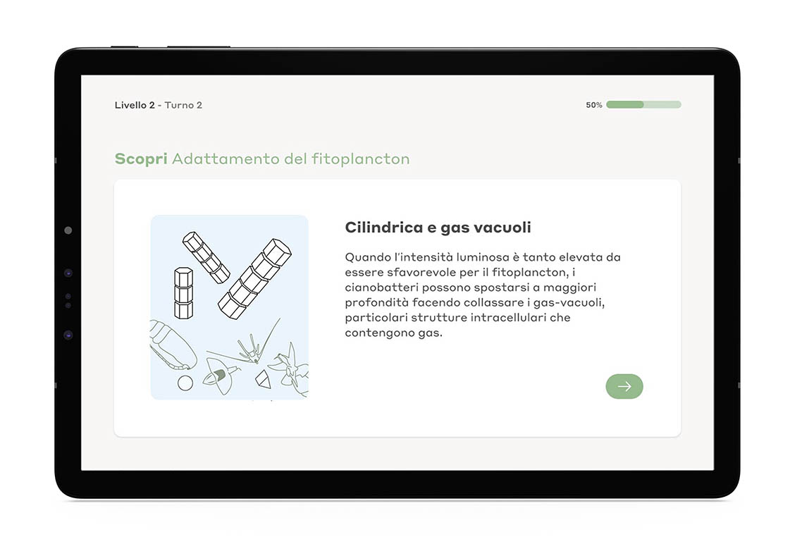 Eco-bab: interfaccia della struttura di supporto multimediale