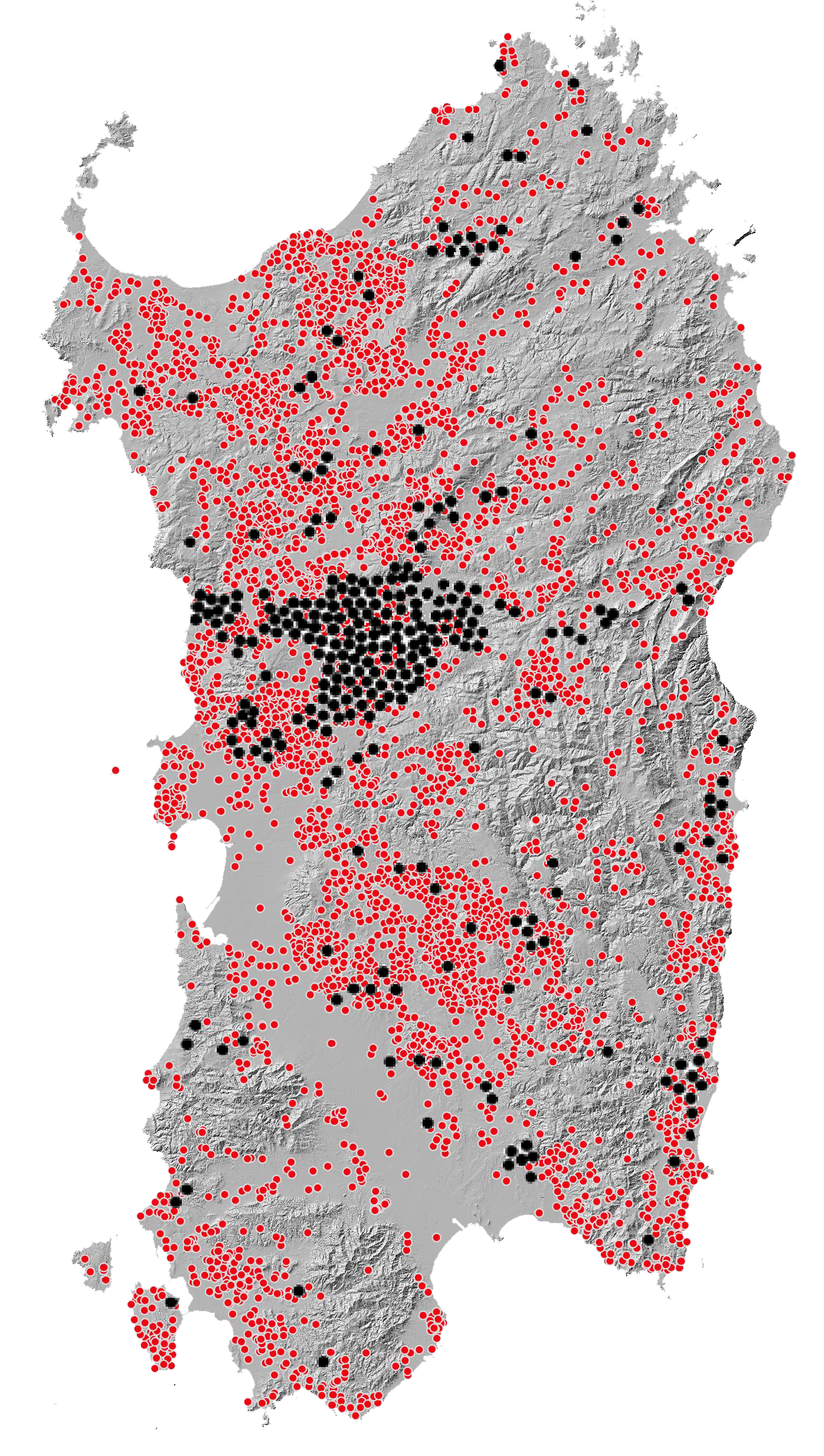 Nuraghe: distribution