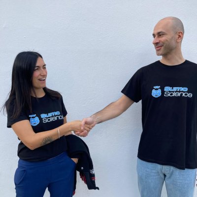 La sfida scientifica del torneo Sumo Science avvenuta nella scuola Polo Tecnico Statale G.M. Devilla di Sassari, con la giuria rappresentata dagli alunni della IV B AFM.