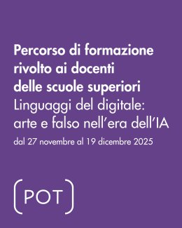 Locandina dell'evento Linguaggi del digitale: arte e falso nell’era dell’IA