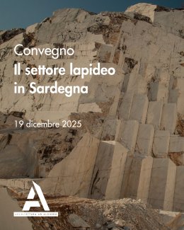 Locandina dell'evento Il settore lapideo in Sardegna
