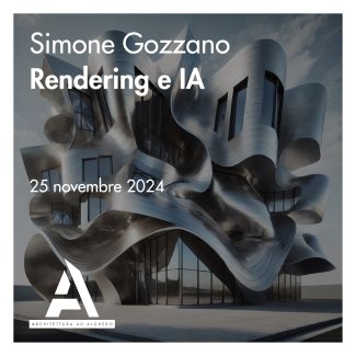 Locandina dell'evento Rendering e IA